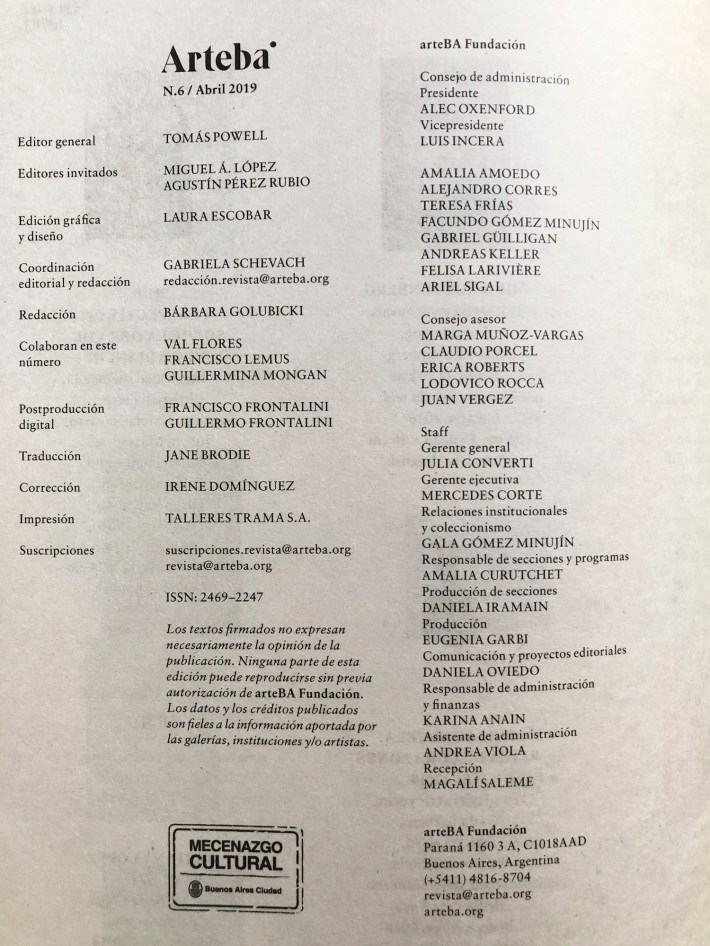 Revista ARTEBA 2