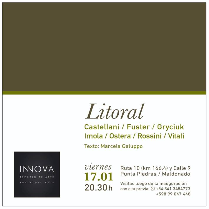invitación a muestra LITORAL